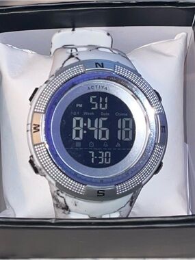 ACW1915MC-004 - Activa Summit X Invicta Men's Digital - 50mm Camouflage White